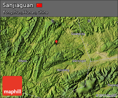 Satellite Map of Sanjiaguan