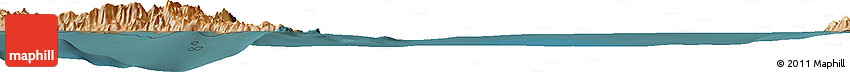 Satellite Horizon Map of the Area around 29° 16' 6" N, 112° 58' 29" W