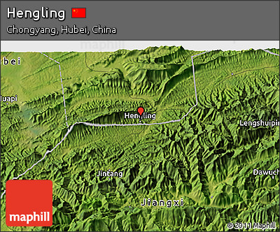 Satellite 3D Map of Hengling