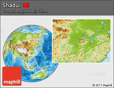 Physical Location Map of Shadui