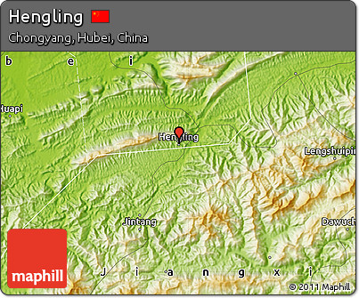 Physical Map of Hengling