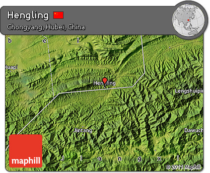 Satellite Map of Hengling