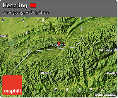 Satellite Map of Hengling
