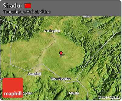 Satellite Map of Shadui