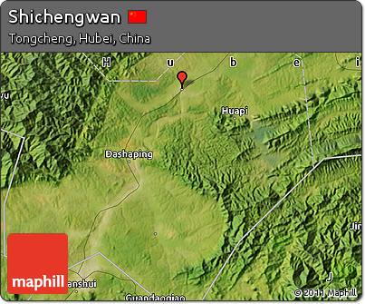 Satellite Map of Shichengwan