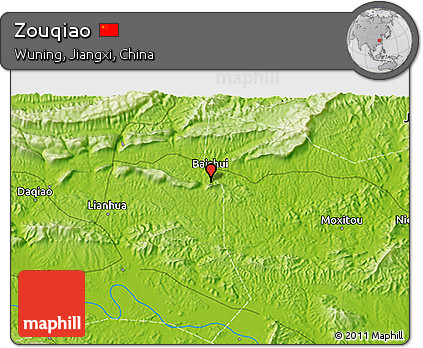 Physical 3D Map of Zouqiao