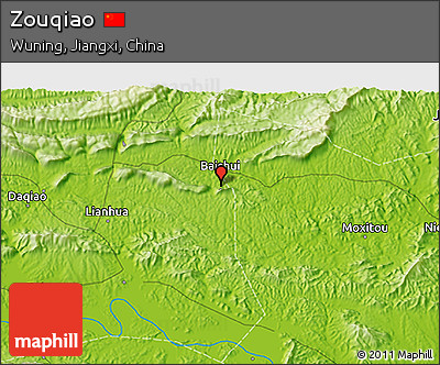 Physical 3D Map of Zouqiao