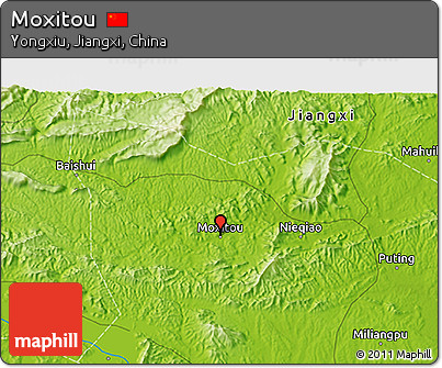 Physical 3D Map of Moxitou