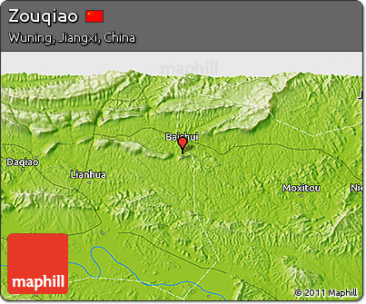 Physical 3D Map of Zouqiao