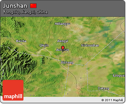 Satellite 3D Map of Junshan