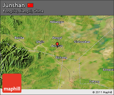 Satellite 3D Map of Junshan