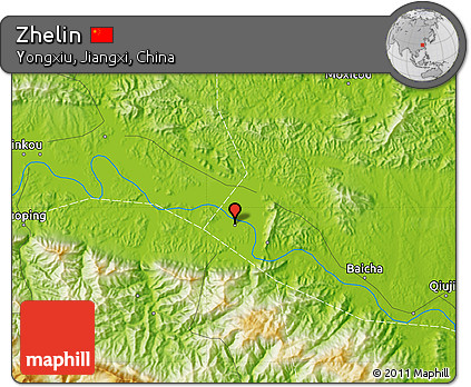 Physical Map of Zhelin