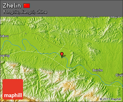 Physical Map of Zhelin