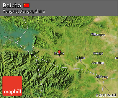 Satellite Map of Baicha