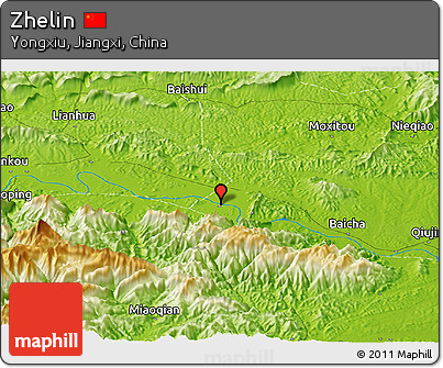 Physical Panoramic Map of Zhelin