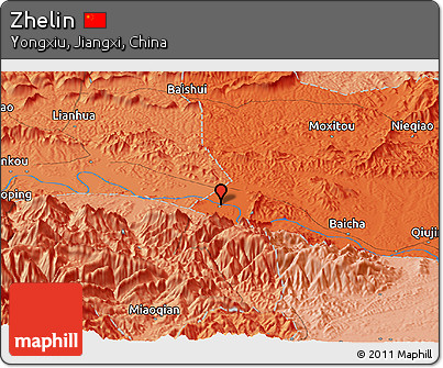 Political Panoramic Map of Zhelin