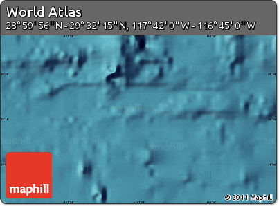 Satellite Map of the Area around 29° 16' 6" N, 117° 13' 29" W