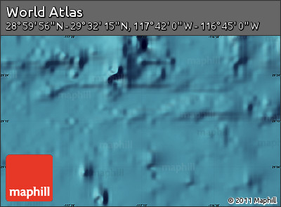 Satellite Map of the Area around 29° 16' 6" N, 117° 13' 29" W