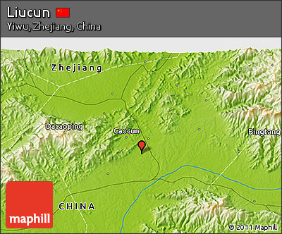 Physical 3D Map of Liucun