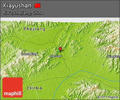 Physical 3D Map of Xiayushan
