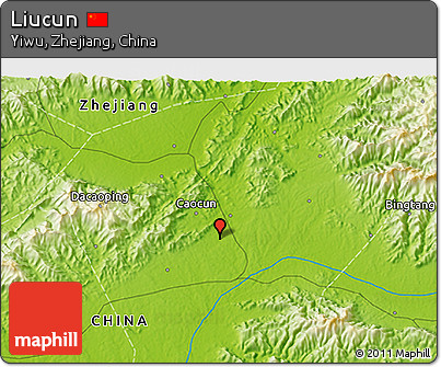 Physical 3D Map of Liucun