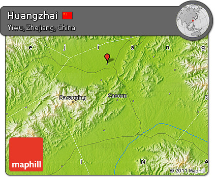 Physical Map of Huangzhai