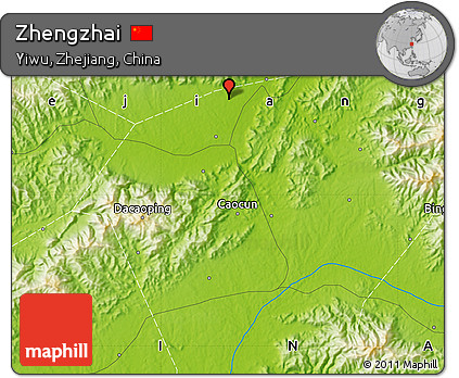 Physical Map of Zhengzhai