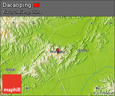 Physical Map of Dacaoping