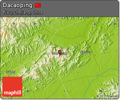 Physical Map of Dacaoping