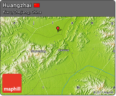 Physical Map of Huangzhai
