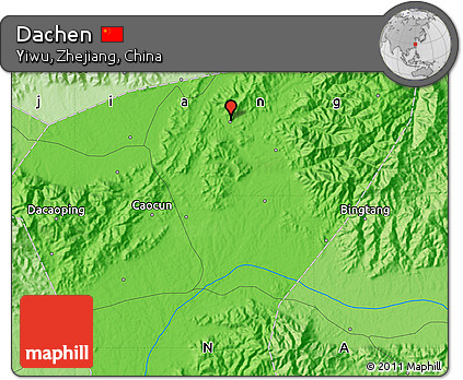 Political Map of Dachen
