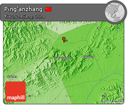 Political Map of Ping'anzhang