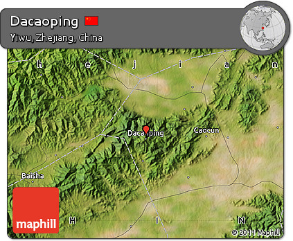 Satellite Map of Dacaoping