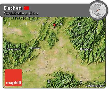 Satellite Map of Dachen