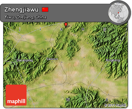Satellite Map of Zhengjiawu