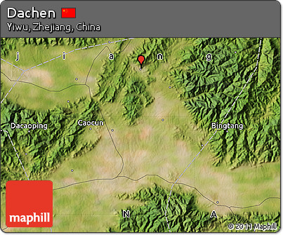 Satellite Map of Dachen