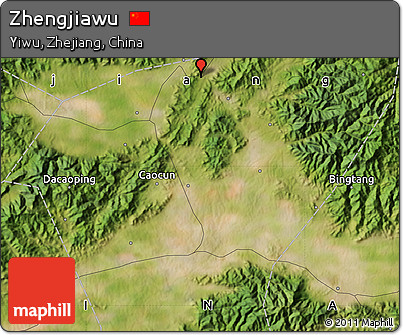 Satellite Map of Zhengjiawu