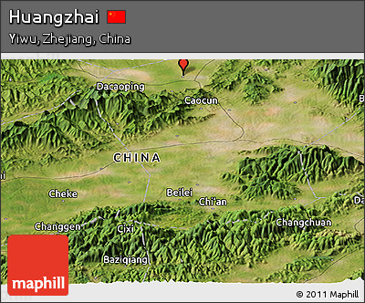Satellite Panoramic Map of Huangzhai