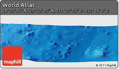 Political Panoramic Map of the Area around 29° 16' 6" N, 131° 49' 29" E