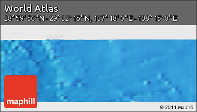 Physical Panoramic Map of the Area around 29° 16' 6" N, 137° 46' 30" E