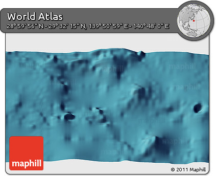 Satellite 3D Map of the Area around 29° 16' 6" N, 140° 19' 29" E