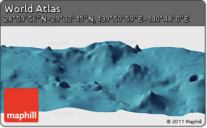 Satellite Panoramic Map of the Area around 29° 16' 6" N, 140° 19' 29" E