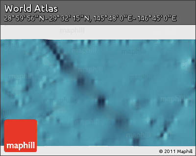 Satellite 3D Map of the Area around 29° 16' 6" N, 146° 16' 30" E