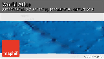 Physical Panoramic Map of the Area around 29° 16' 6" N, 146° 16' 30" E