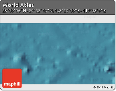 Satellite 3D Map of the Area around 29° 16' 6" N, 148° 49' 29" E