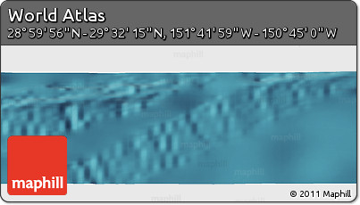 Satellite Panoramic Map of the Area around 29° 16' 6" N, 151° 13' 29" W