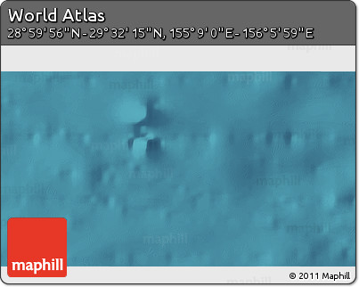Satellite 3D Map of the Area around 29° 16' 6" N, 155° 37' 30" E