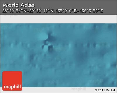 Satellite 3D Map of the Area around 29° 16' 6" N, 155° 37' 30" E