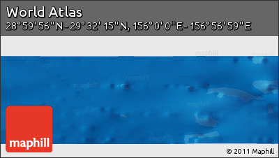 Physical Panoramic Map of the Area around 29° 16' 6" N, 156° 28' 29" E