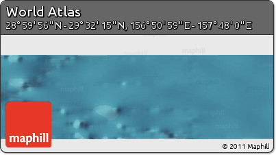 Satellite Panoramic Map of the Area around 29° 16' 6" N, 157° 19' 29" E